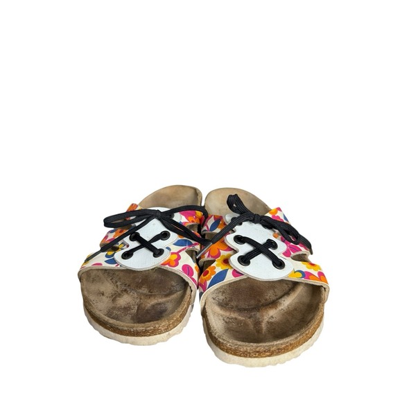 Birkenstock Papillio‎ Women's Sandal Lace Up Floral Print 38 7 - Picture 2 of 5